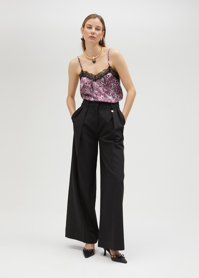 lola casademunt Top Lencero animal print rosa Los más vendidos