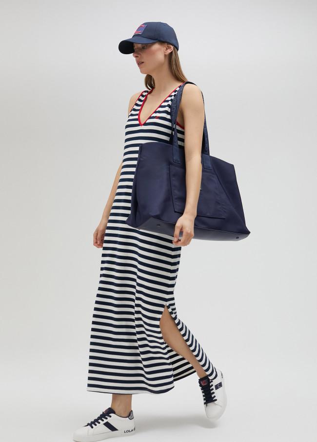 lola casademunt Vestido midi rayas. Limited Edition Promoción por tiempo limitado