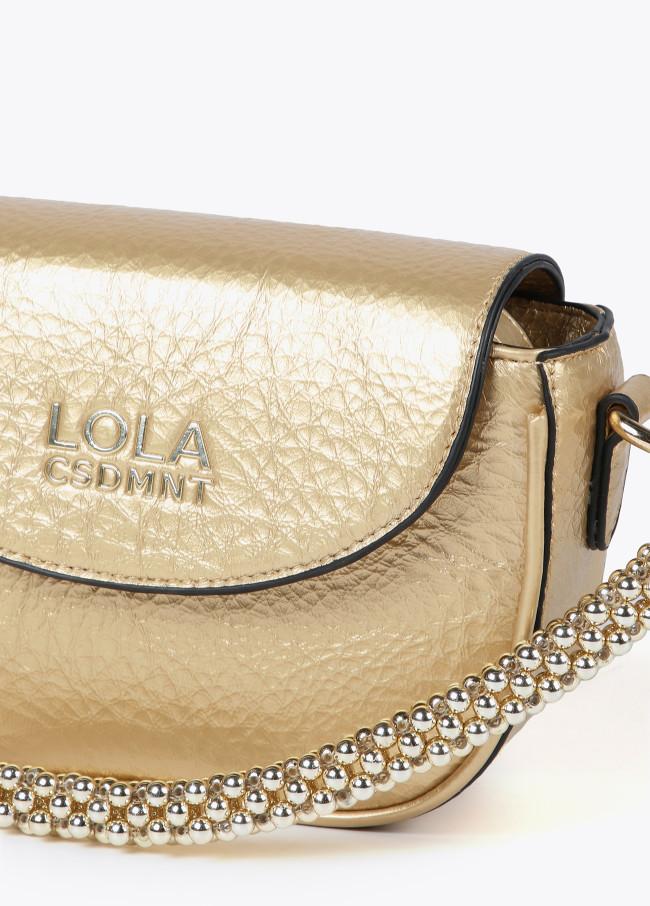 lola casademunt Mini Bandolera metalizada Rebajas de fin de temporada
