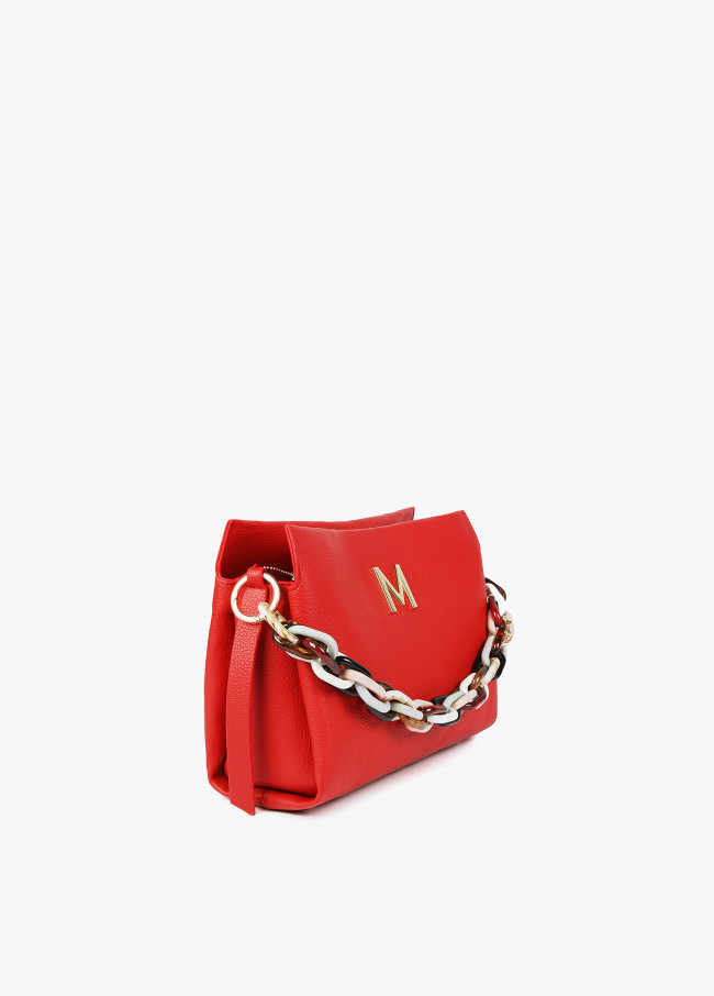 lola casademunt Bolso grande efecto piel con asa multicolor Outlet online