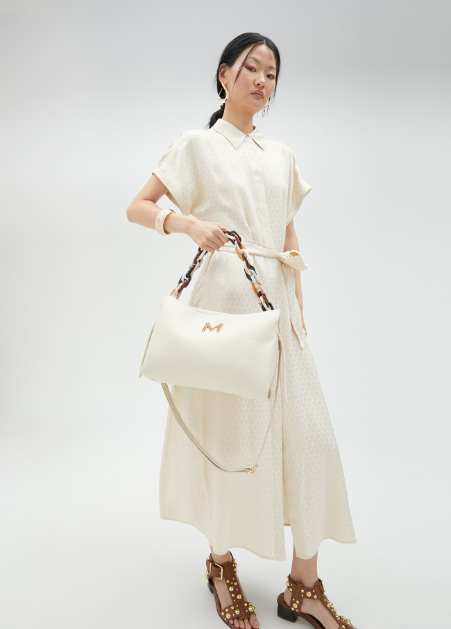 lola casademunt Bolso grande efecto piel con asa multicolor Ofertas