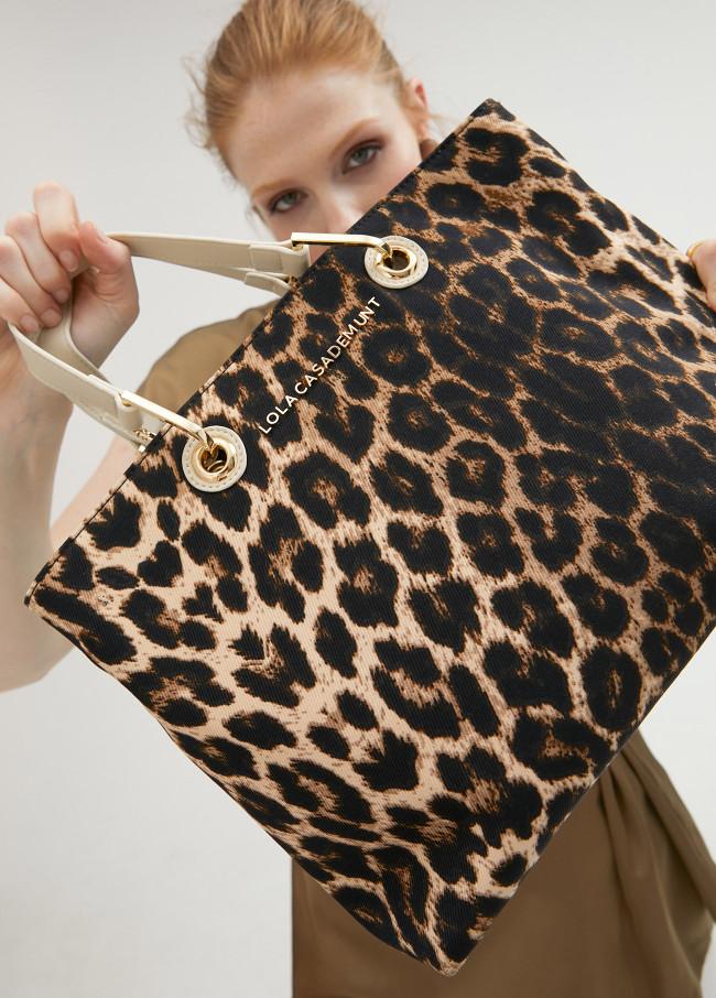 lola casademunt Bolso shopper animal print Venta caliente