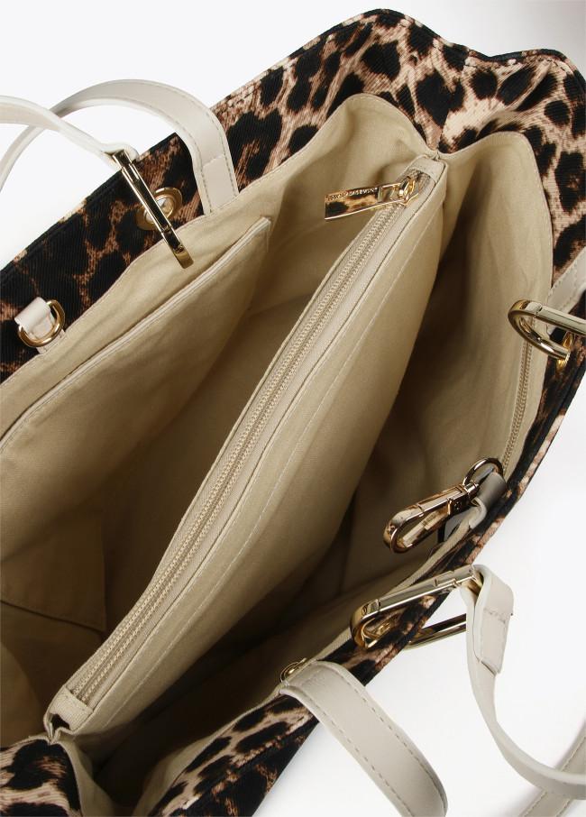 lola casademunt Bolso shopper animal print Venta caliente