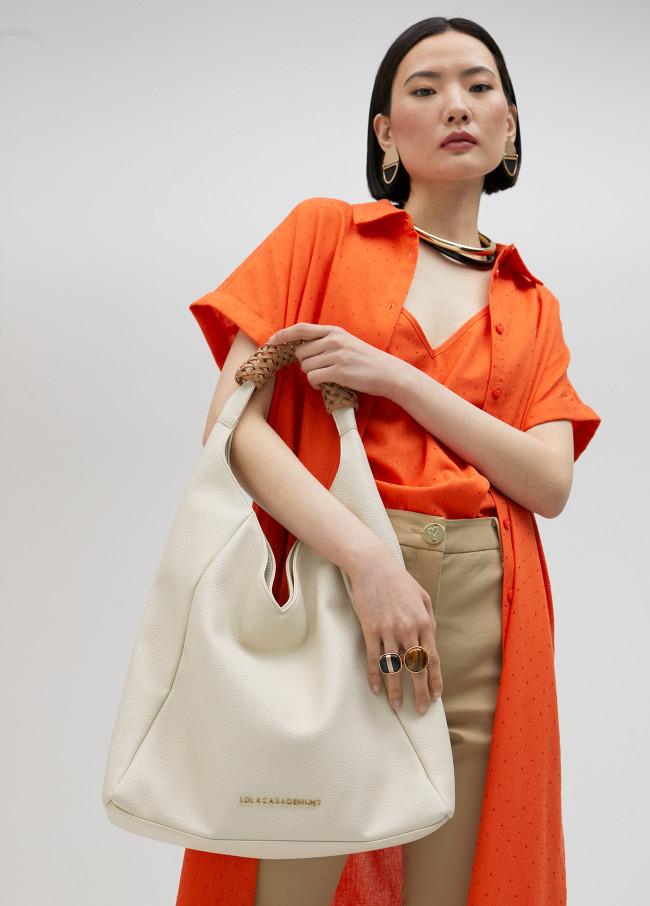 lola casademunt Bolso shopper con detalle trenzado Tienda
