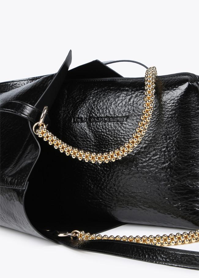 lola casademunt Bolso shopper metalizado Rebajas top