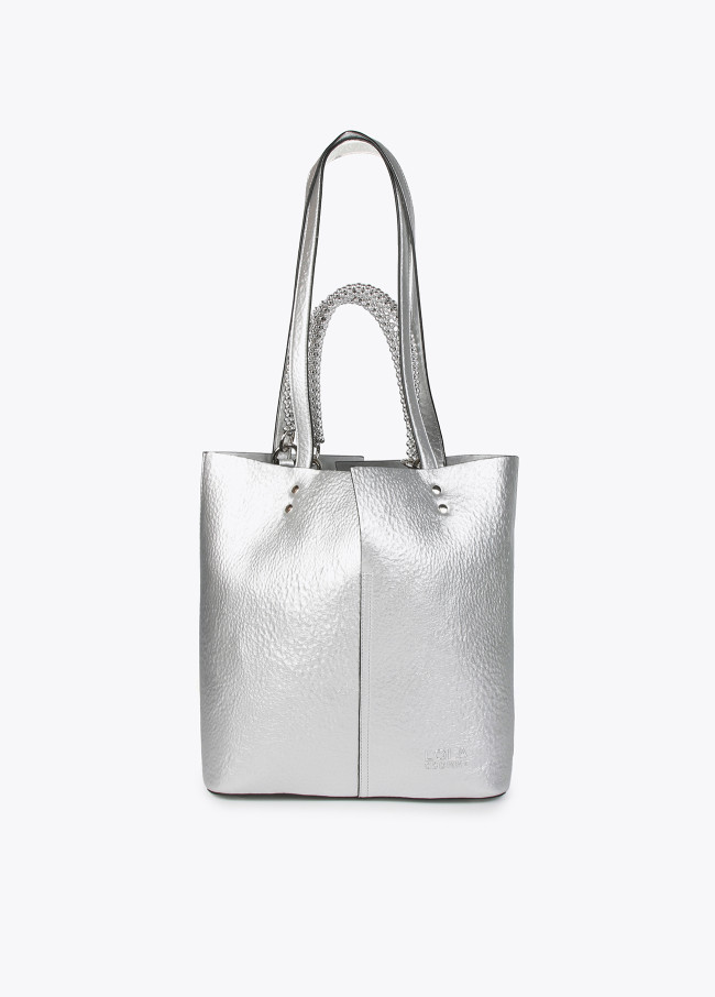 lola casademunt Bolso shopper metalizado