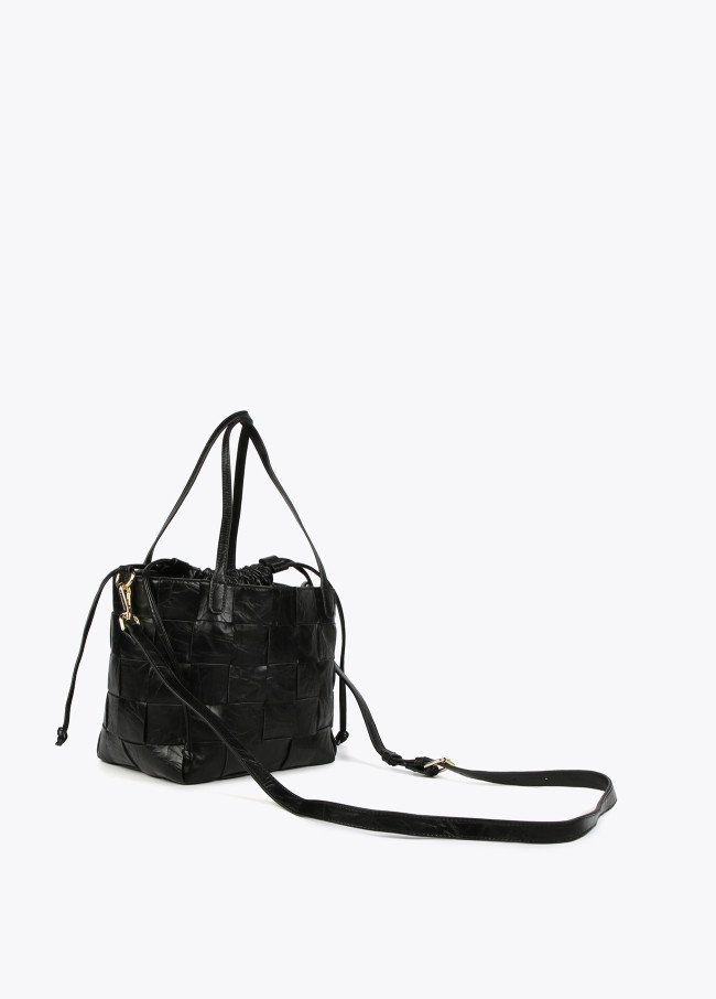 lola casademunt Bolso shopper trenzado con textura Últimos 3 días