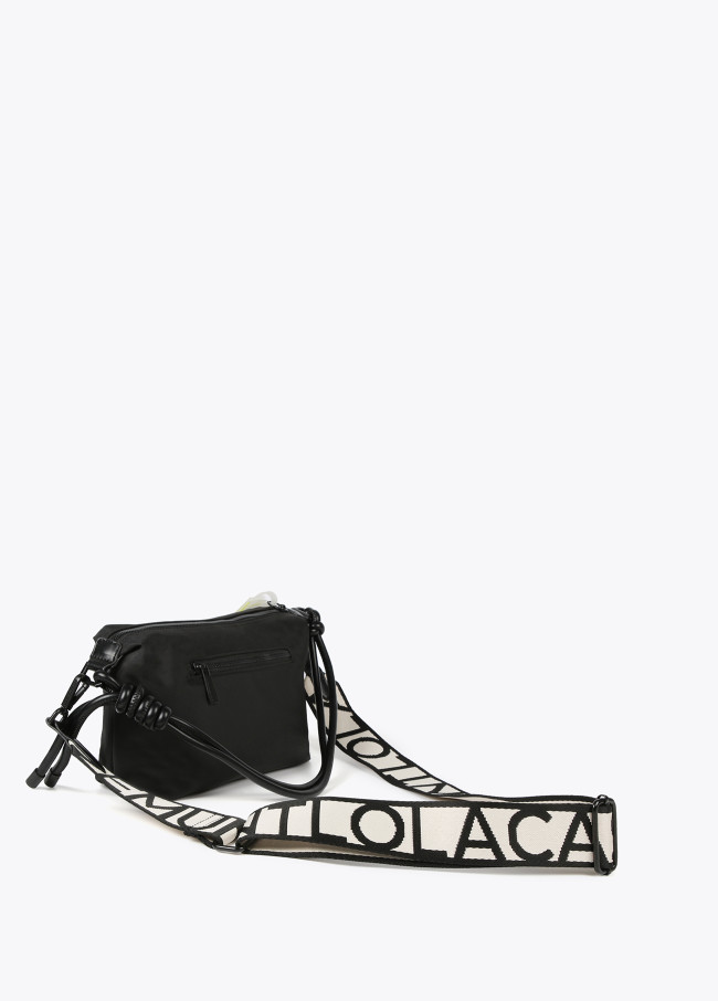 lola casademunt Bolso bandolera en nylon Descuento por venta flash