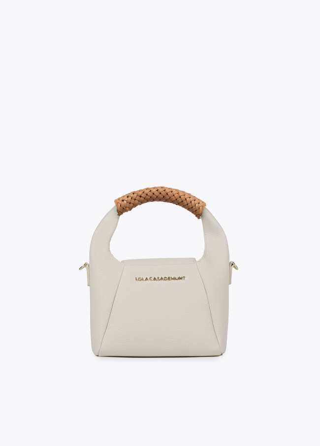 lola casademunt Bolso bandolera con detalle trenzado