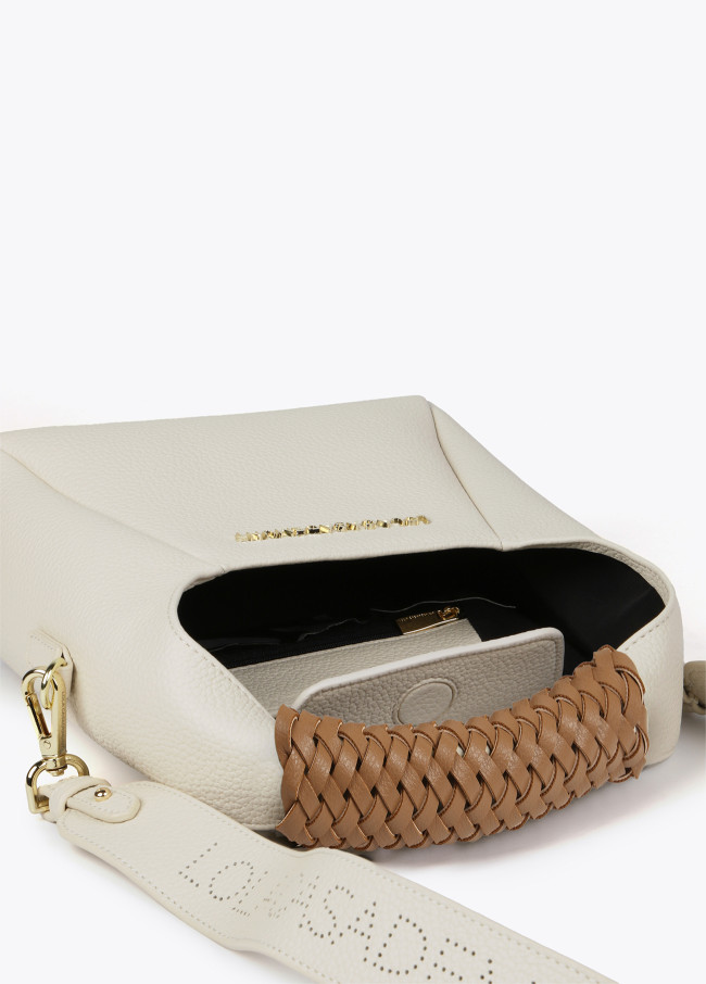 lola casademunt Bolso bandolera con detalle trenzado Precio ultrabajo