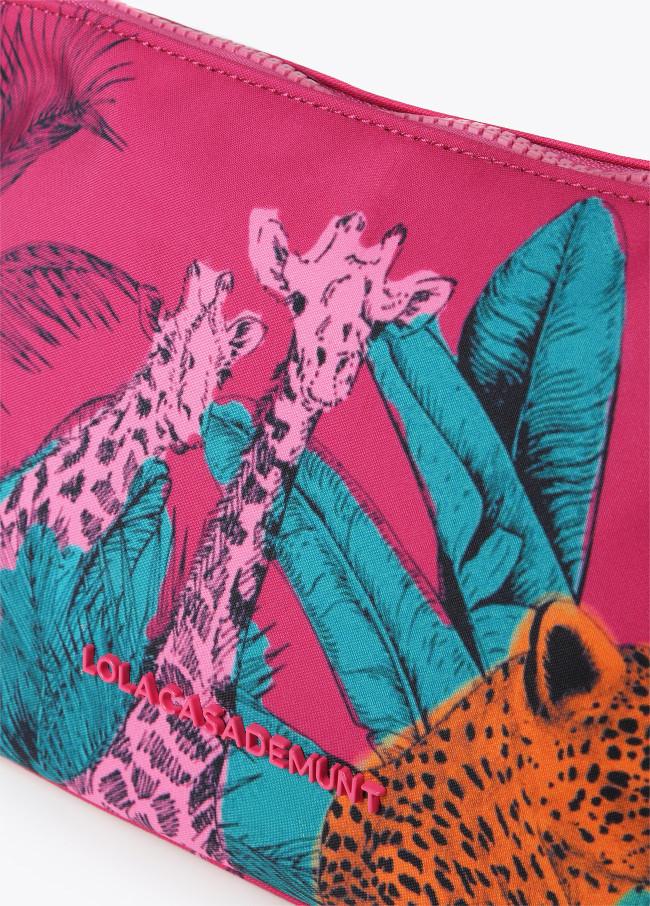 lola casademunt Neceser nylon estampado animales multicolor 2025