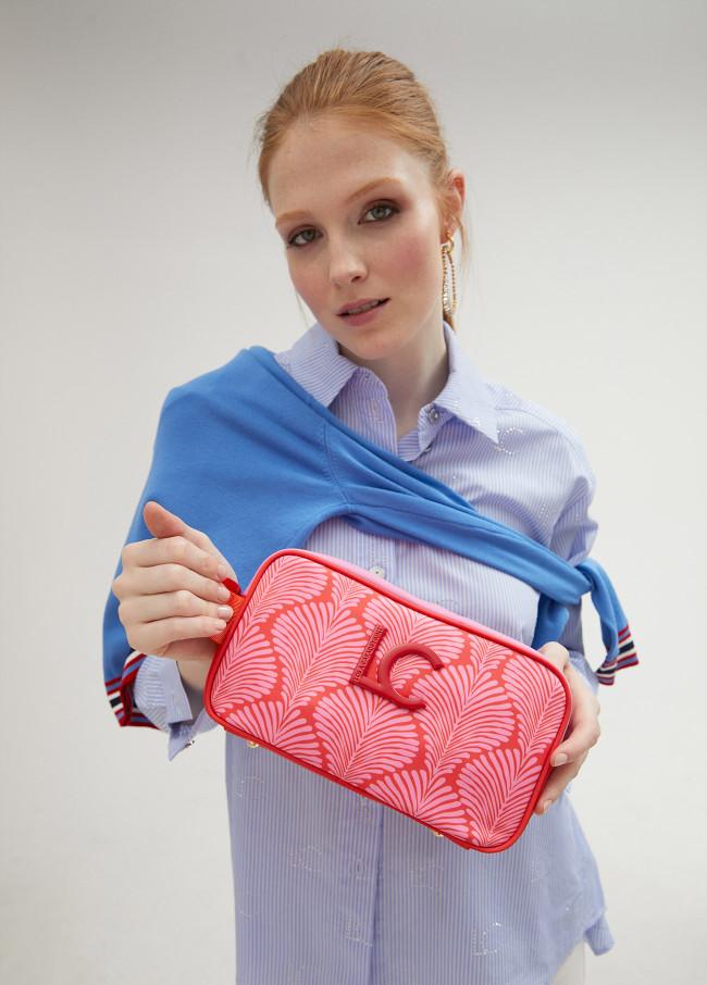 lola casademunt Neceser nylon estampado conchas Outlet