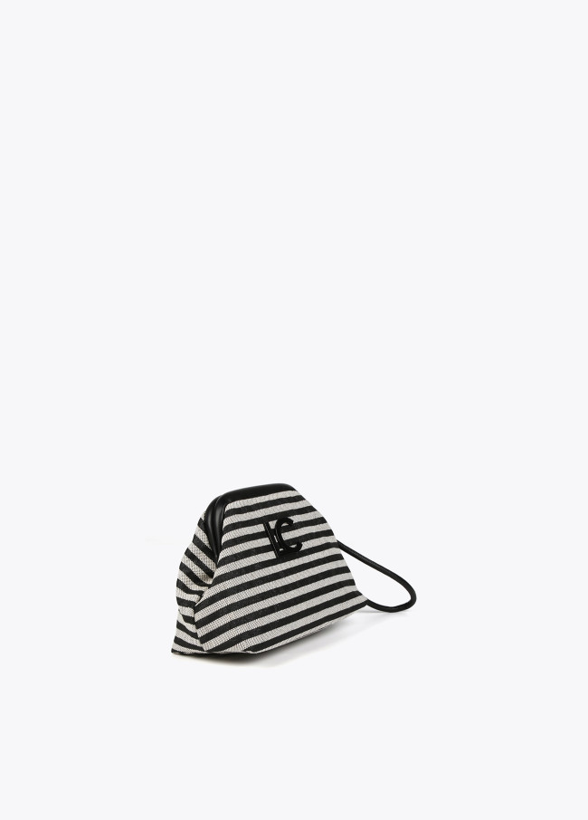 lola casademunt Bolso de mano rayas Rebajas