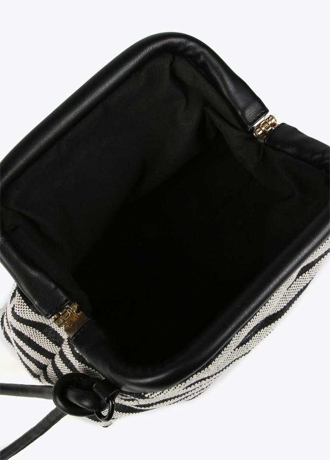 lola casademunt Bolso de mano rayas Rebajas
