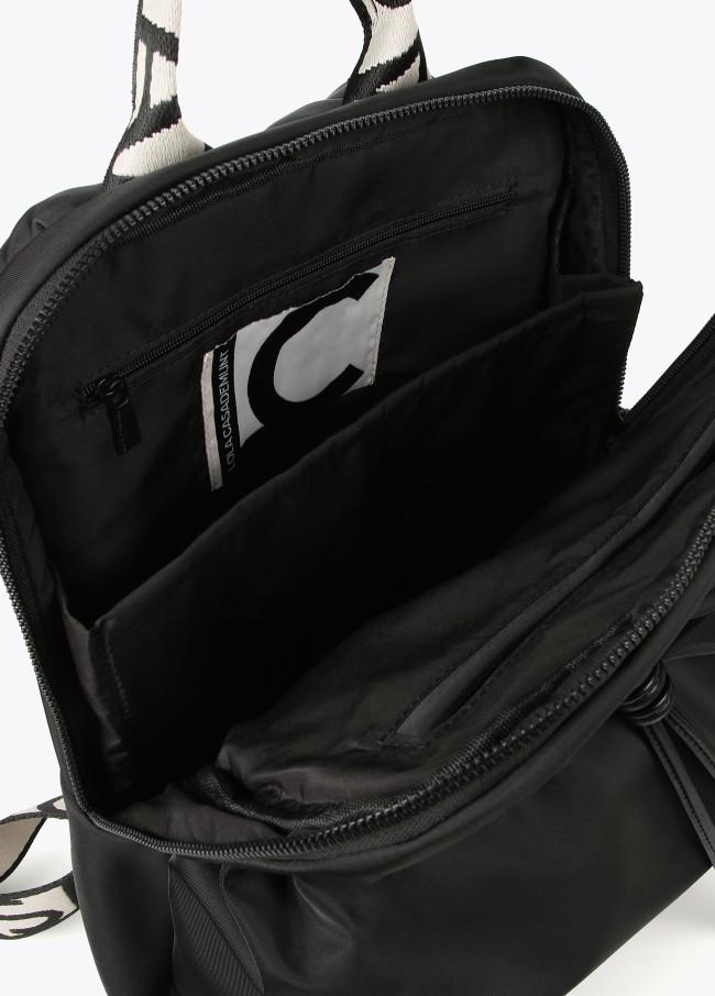 lola casademunt Mochila en nylon con detalles flúor Ofertas