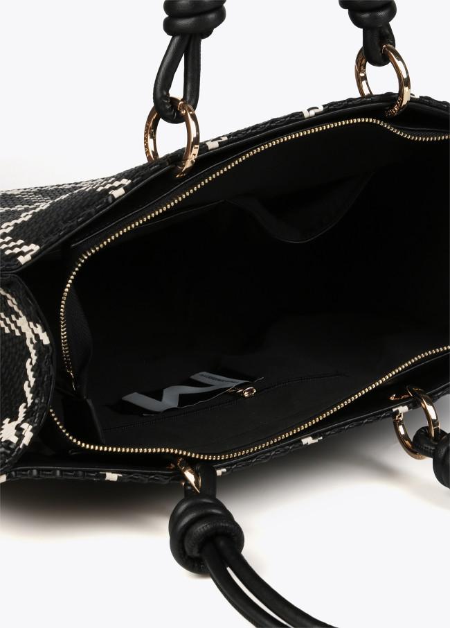 lola casademunt Bolso shopper de cuadros Venta caliente