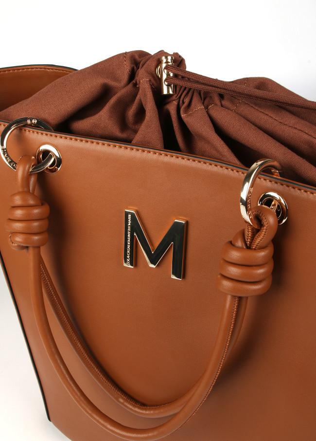 lola casademunt Bolso efecto piel con nudos Los más vendidos