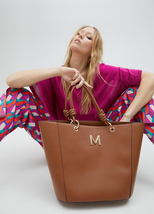 lola casademunt Bolso efecto piel con nudos Los más vendidos