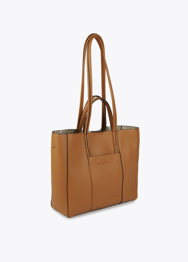 lola casademunt Bolso shopper efecto piel Ventas relámpago