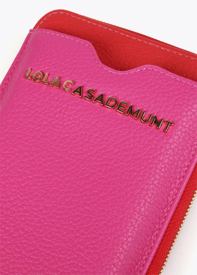 lola casademunt Mini bolsito porta móvil bicolor Liquidación