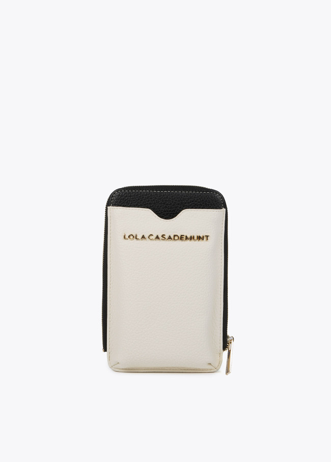 lola casademunt Mini bolsito porta móvil bicolor Mejor oferta