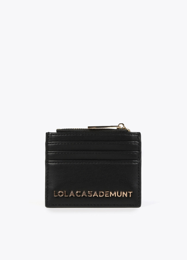 lola casademunt Monedero negro y dorado COMPRAR AHORA