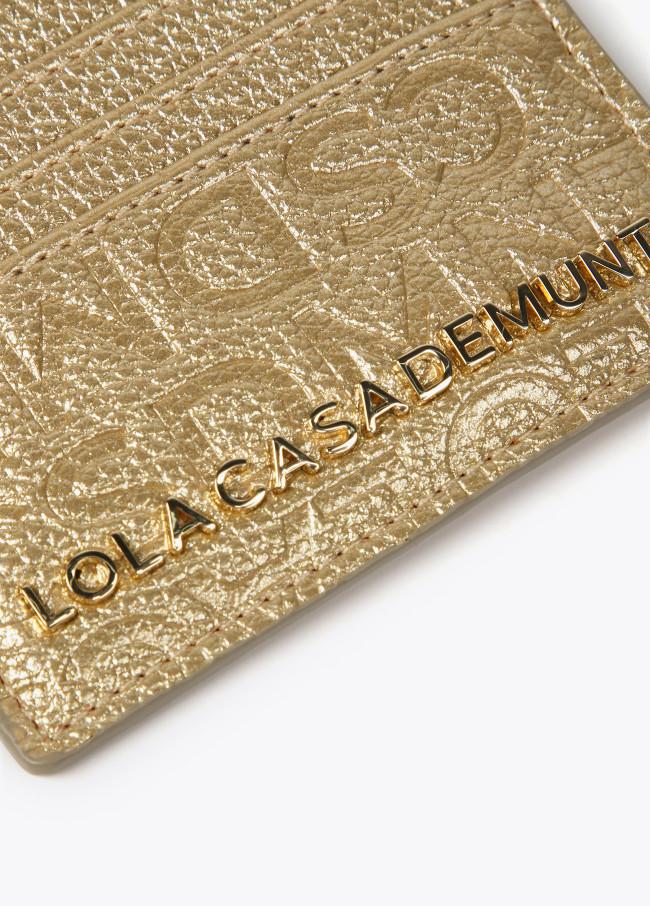 lola casademunt Tarjetero monograma Grandes descuentos