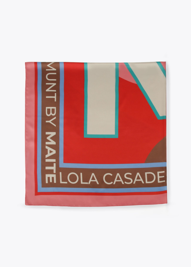 lola casademunt Pañuelo satinado maxi M Últimos 3 días