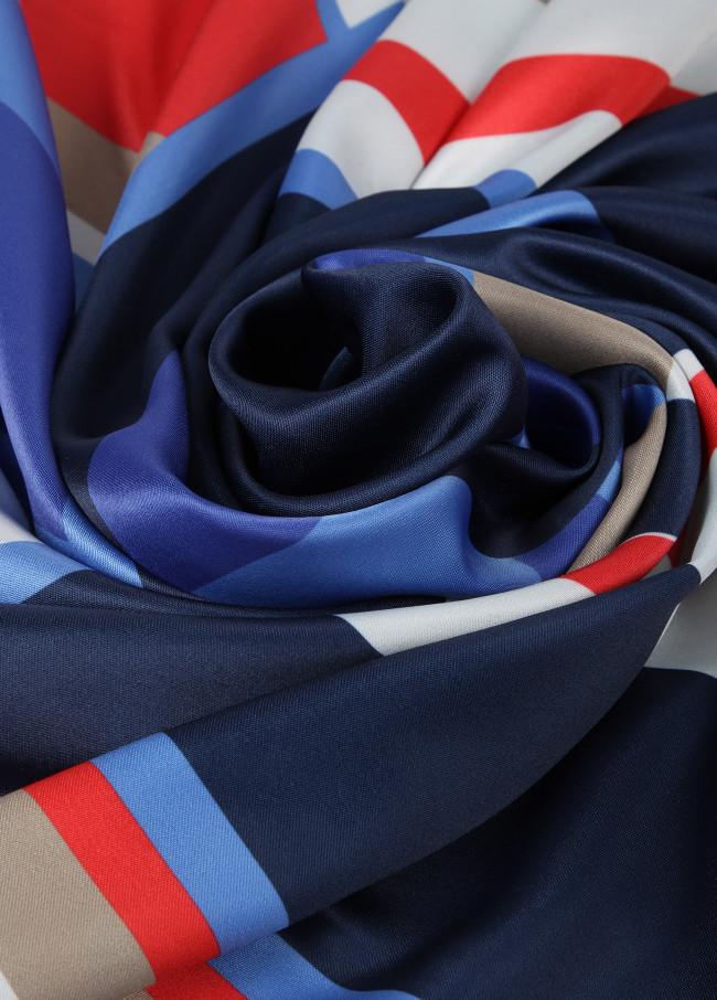 lola casademunt Pañuelo satinado rayas colores Precio de fábrica