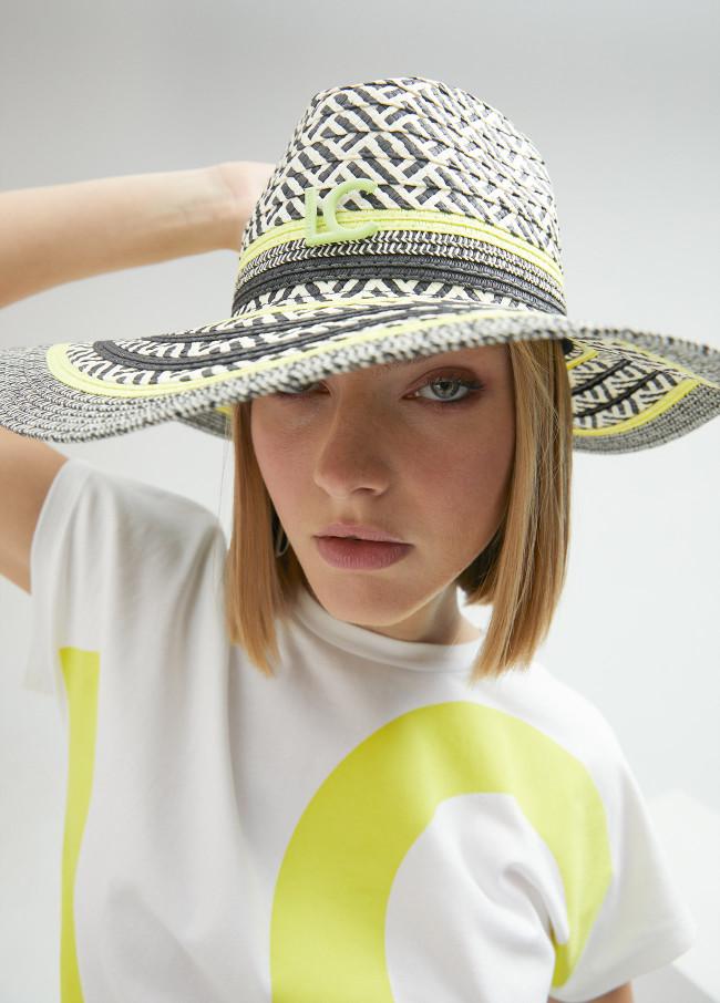 lola casademunt Sombrero floppy efecto rafia multicolor Último día