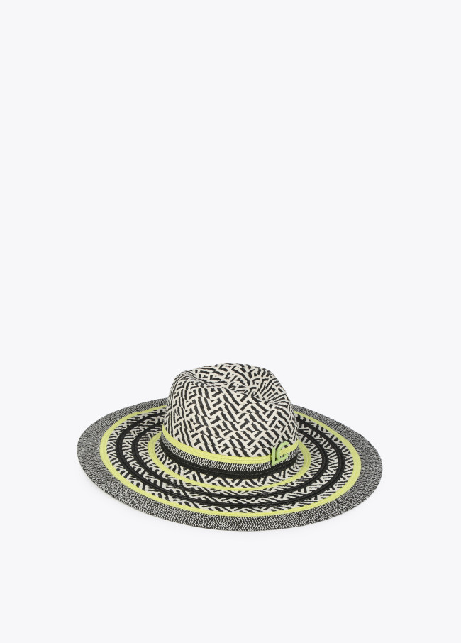 lola casademunt Sombrero floppy efecto rafia multicolor Último día