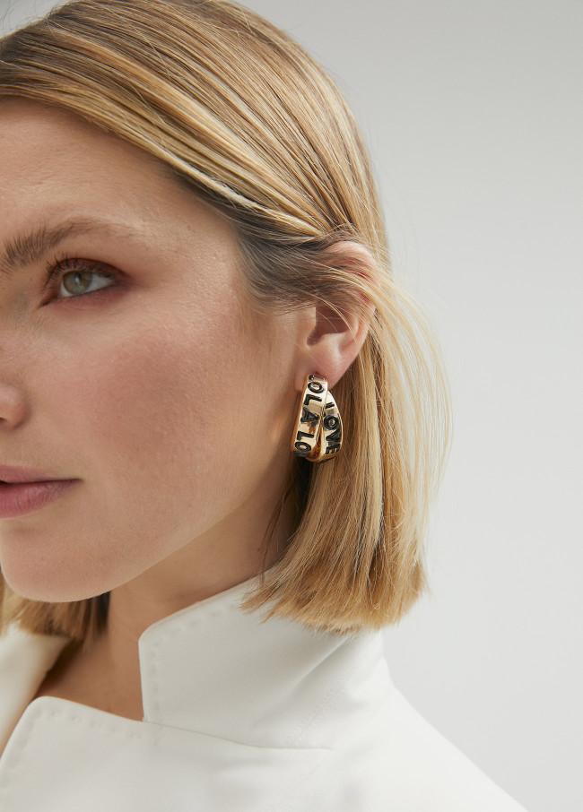 lola casademunt Pendientes doble aro Lola Love Grandes descuentos