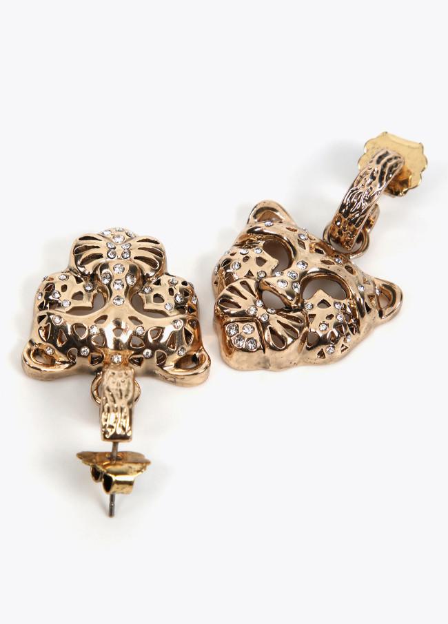 lola casademunt Pendientes leopardo