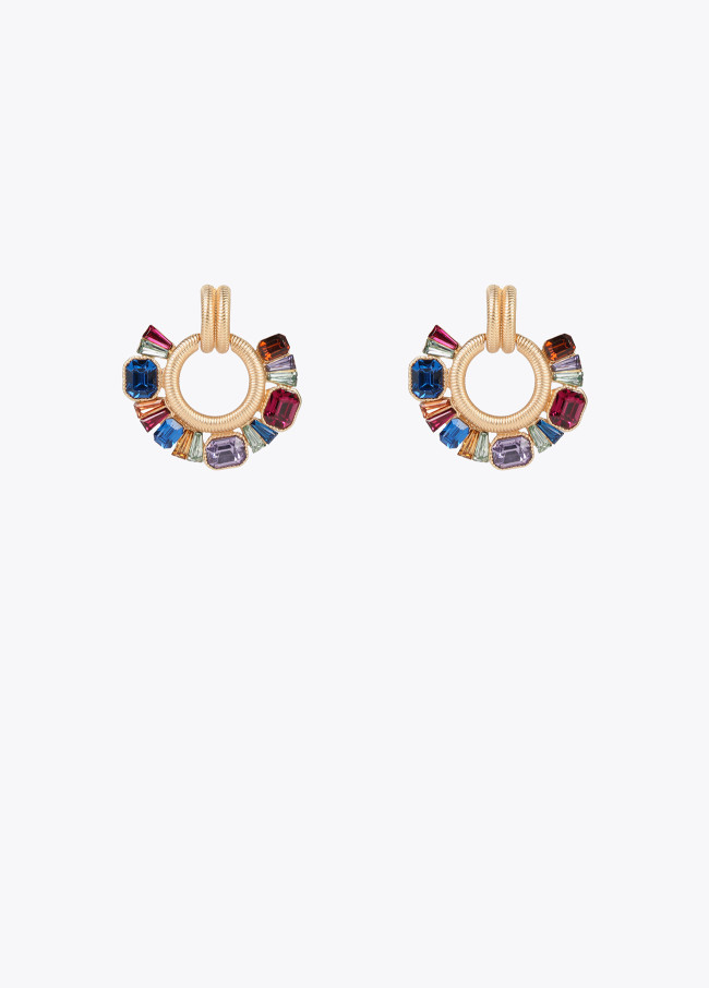 lola casademunt Pendientes joya de aro frontal