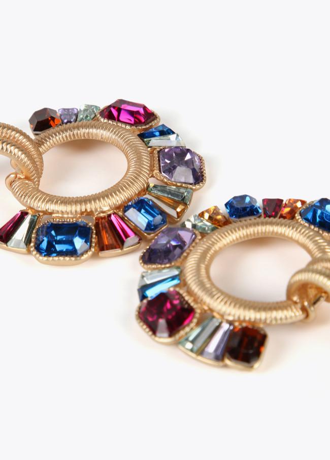lola casademunt Pendientes joya de aro frontal Última moda