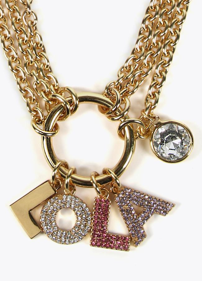 lola casademunt Collar multi cadena y charms Lola Love Ofertas especiales