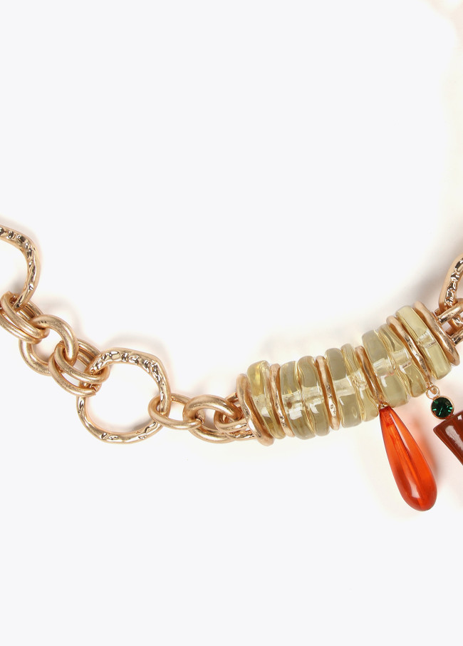 lola casademunt Collar piezas acrílicas colores En línea