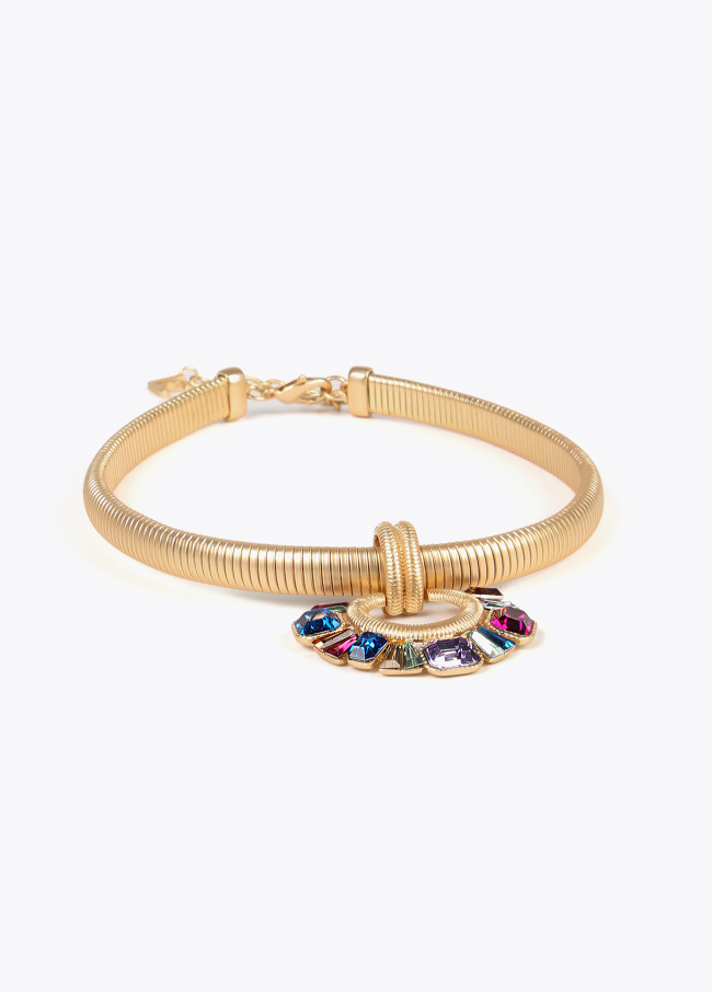lola casademunt Collar gargantilla con aro frontal Rebajas