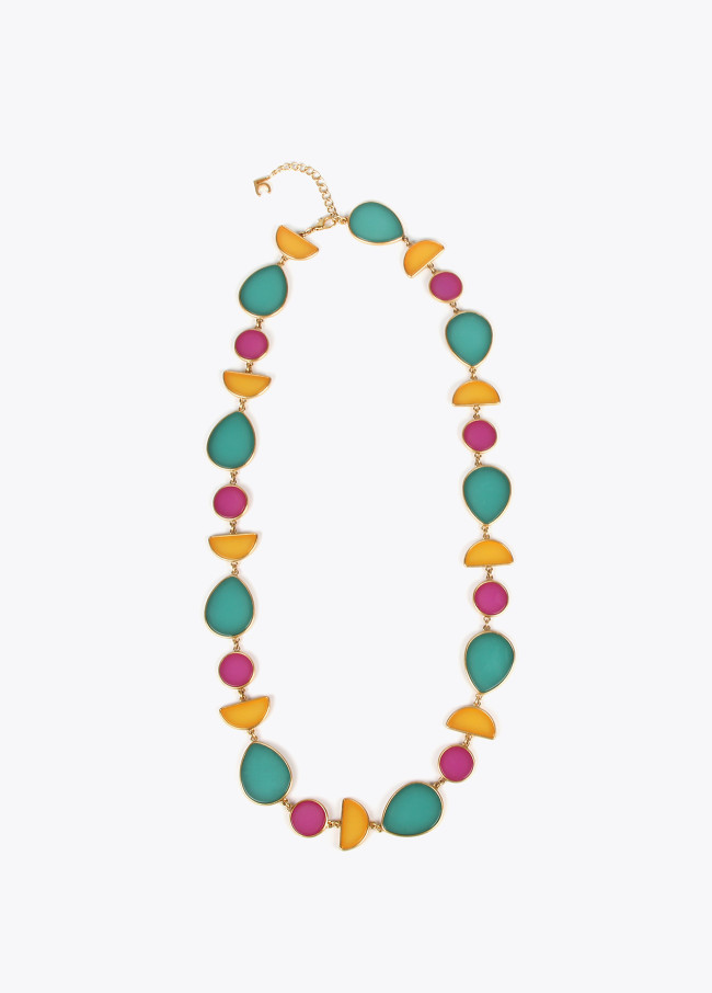 lola casademunt Collar piezas geométricas de colores