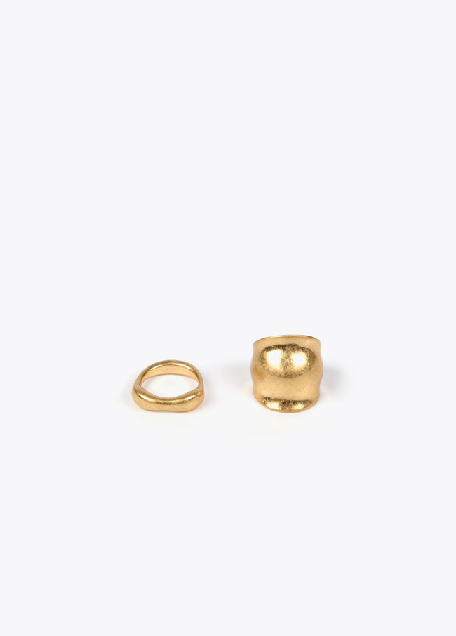 lola casademunt Pack anillos dorados Envío gratis