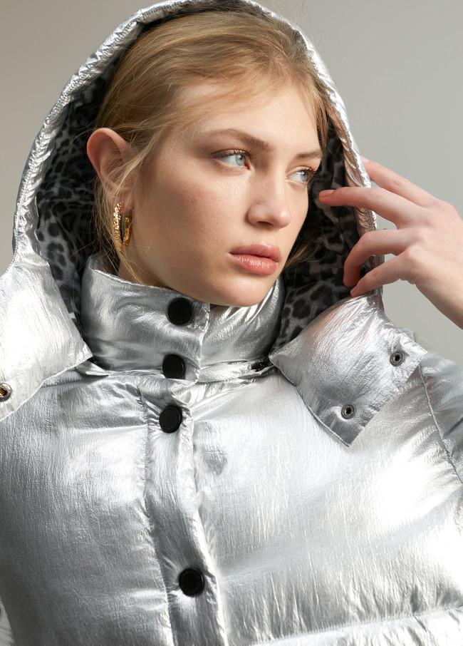 lola casademunt Anorak acolchado metalizado Precio de fábrica
