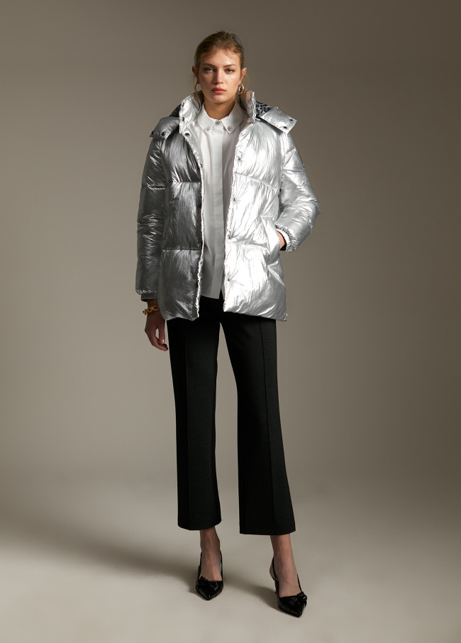 lola casademunt Anorak acolchado metalizado Precio de fábrica