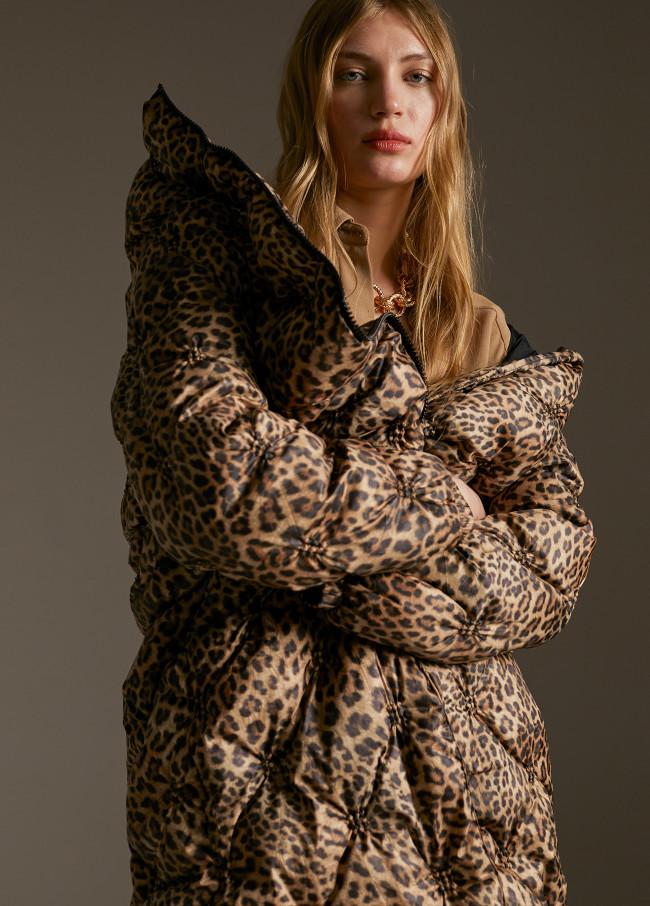 lola casademunt Abrigo acolchado forro contraste Promoción por tiempo limitado