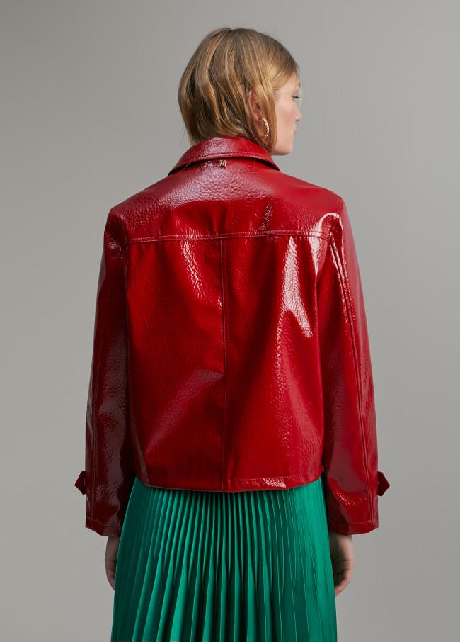 lola casademunt Chaqueta efecto charol Solo hoy