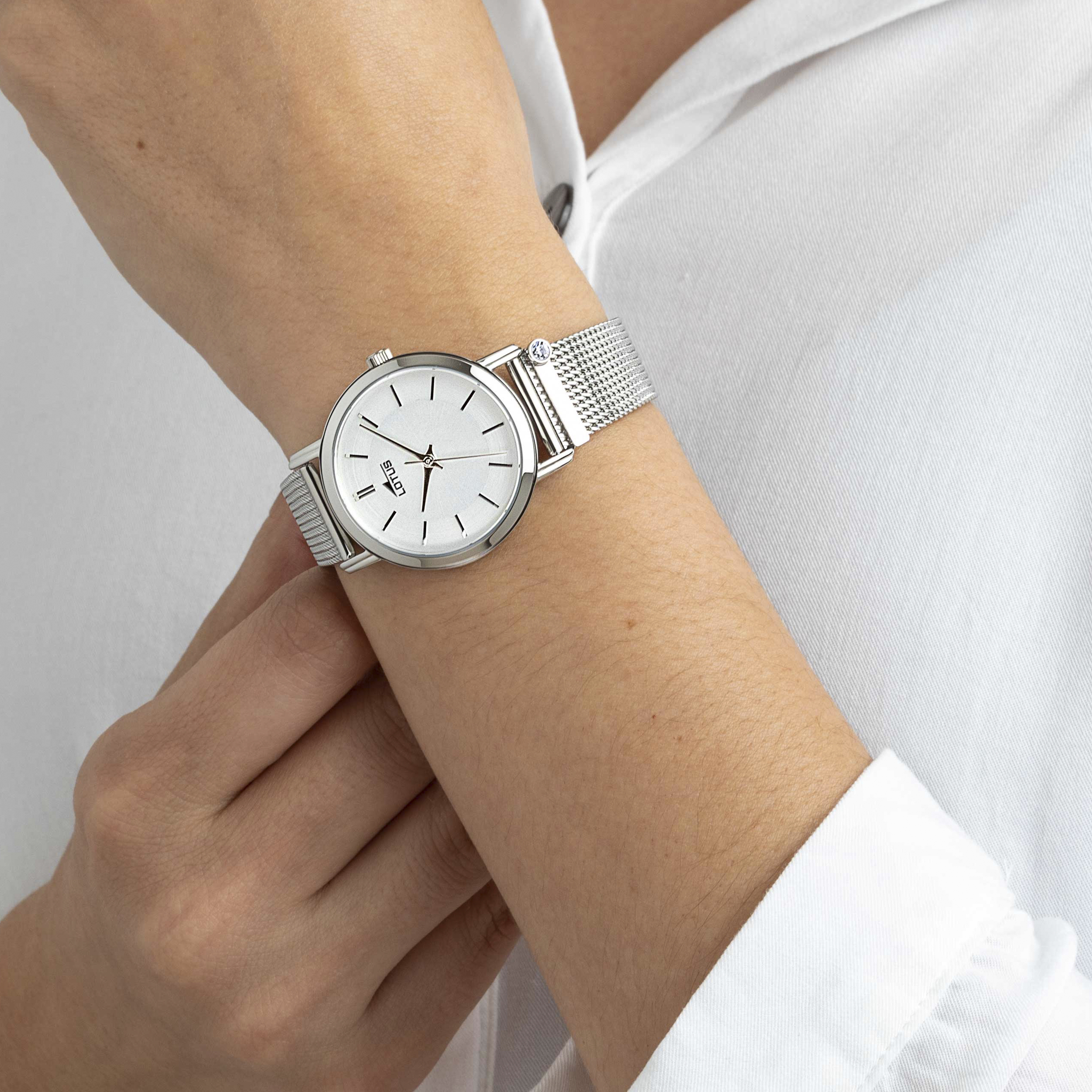 lotus RELOJ DE MUJER LOTUS TRENDY CON ESFERA PLATEADA 18737/1 Grandes descuentos