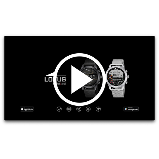 lotus SMARTWATCH LOTUS 50048/1 NEGRO CORREA DE ACERO INOXIDABLE 316L FUNCIÓN LLAMADAS BLUETOOTH HOMBRE Envío internacional gratuito