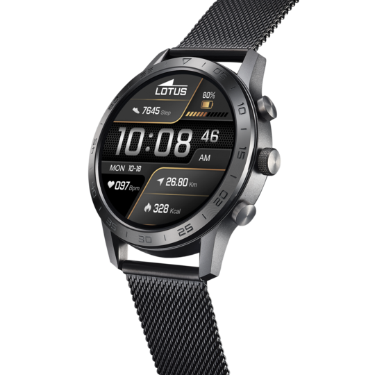 lotus SMARTWATCH LOTUS 50048/1 NEGRO CORREA DE ACERO INOXIDABLE 316L FUNCIÓN LLAMADAS BLUETOOTH HOMBRE Envío internacional gratuito