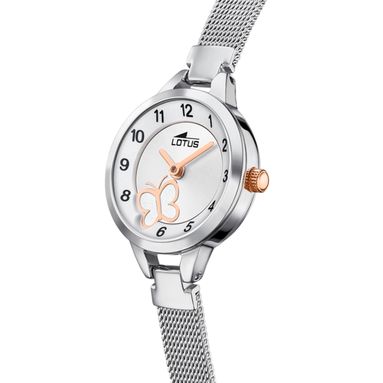 lotus RELOJ INFANTIL LOTUS JUNIOR CON ESFERA PLATEADA 18862/1 Ofertas de temporada