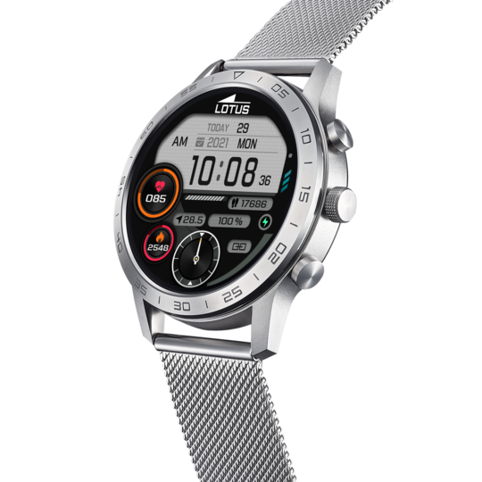 lotus SMARTWATCH LOTUS 50047/1 NEGRO CORREA DE ACERO INOXIDABLE 316L FUNCIÓN LLAMADAS BLUETOOTH HOMBRE ÚLTIMAS EDICIONES