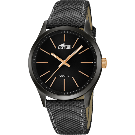 lotus RELOJ DE HOMBRE LOTUS MINIMALIST CON ESFERA NEGRA 18165/2 Rebajas top